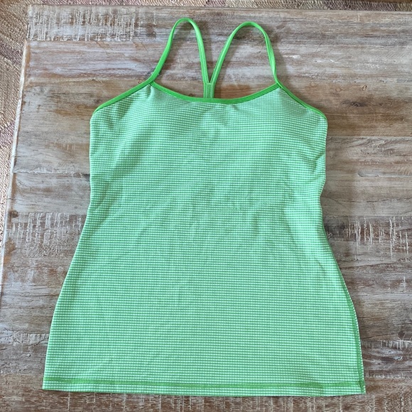 lululemon athletica Tops - Lululemon power Y tank gingham